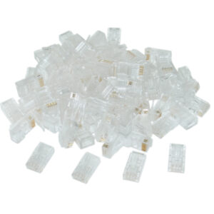 UTP connector 8-pins 8P8C (RJ45) voor CAT6, 10 stuks