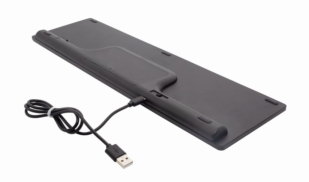 Backlight Pro Business Slim draadloze desktop set, US layout, zwart - Afbeelding 3