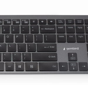 Backlight Pro Business Slim draadloze desktop set, US layout, zwart