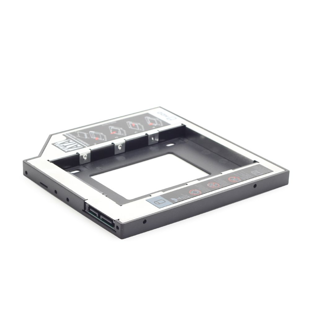 Montageframe voor 2,5'' HDD of SSD in een 5.25' SATA slim bay, 12 mm
