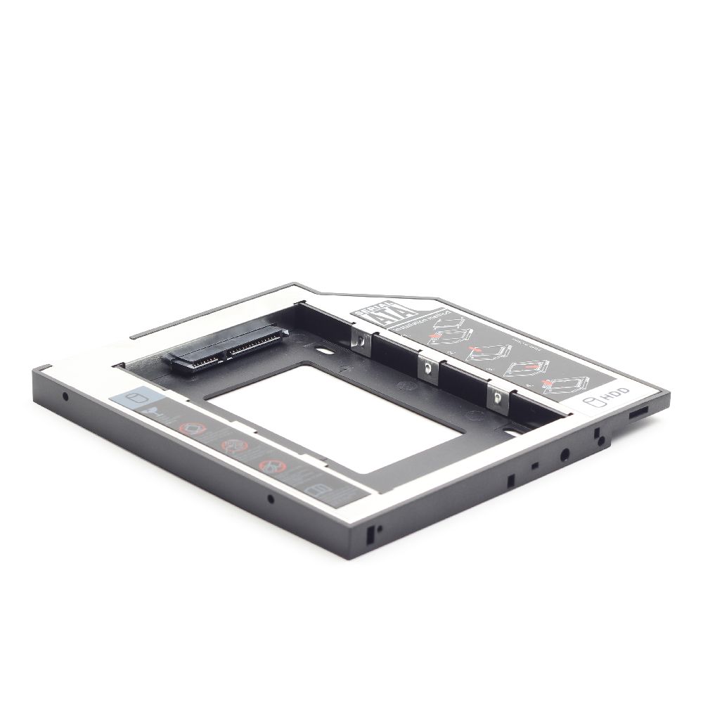 Montageframe voor 2,5'' HDD of SSD in een 5.25' SATA slim bay, 12 mm - Afbeelding 4