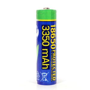 Lithium-ion 18650 batterij, beveiligd, 3350mAh