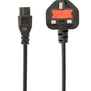 UK geaard netsnoer (C5), 1.8 meter