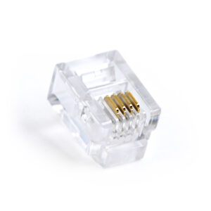 Modulaire plug 6P4C (15u'), per 100 stuks