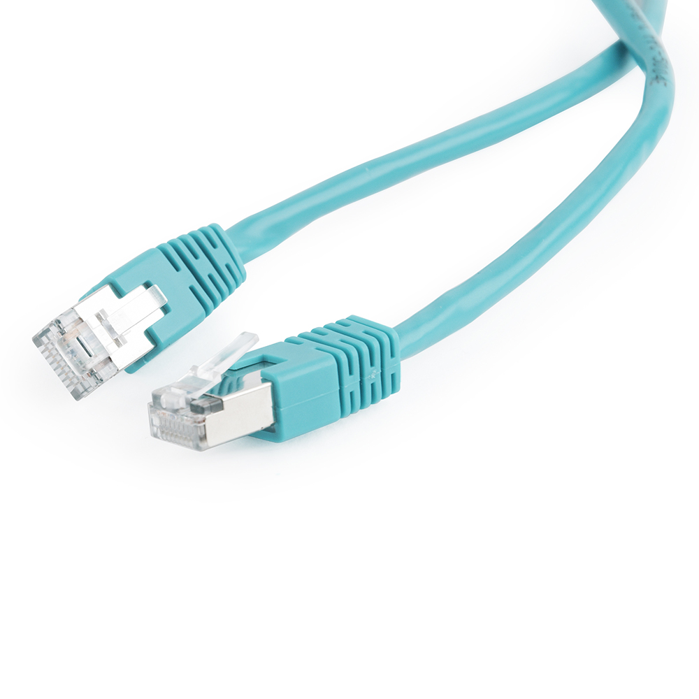 FTP Cat5E patchkabel, 0,5 m, groen - Afbeelding 2