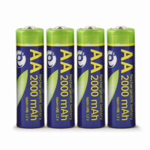 Oplaadbare Ni-MH AA batterijen 'ready-to-use', 2000 mAh, 4 stuks