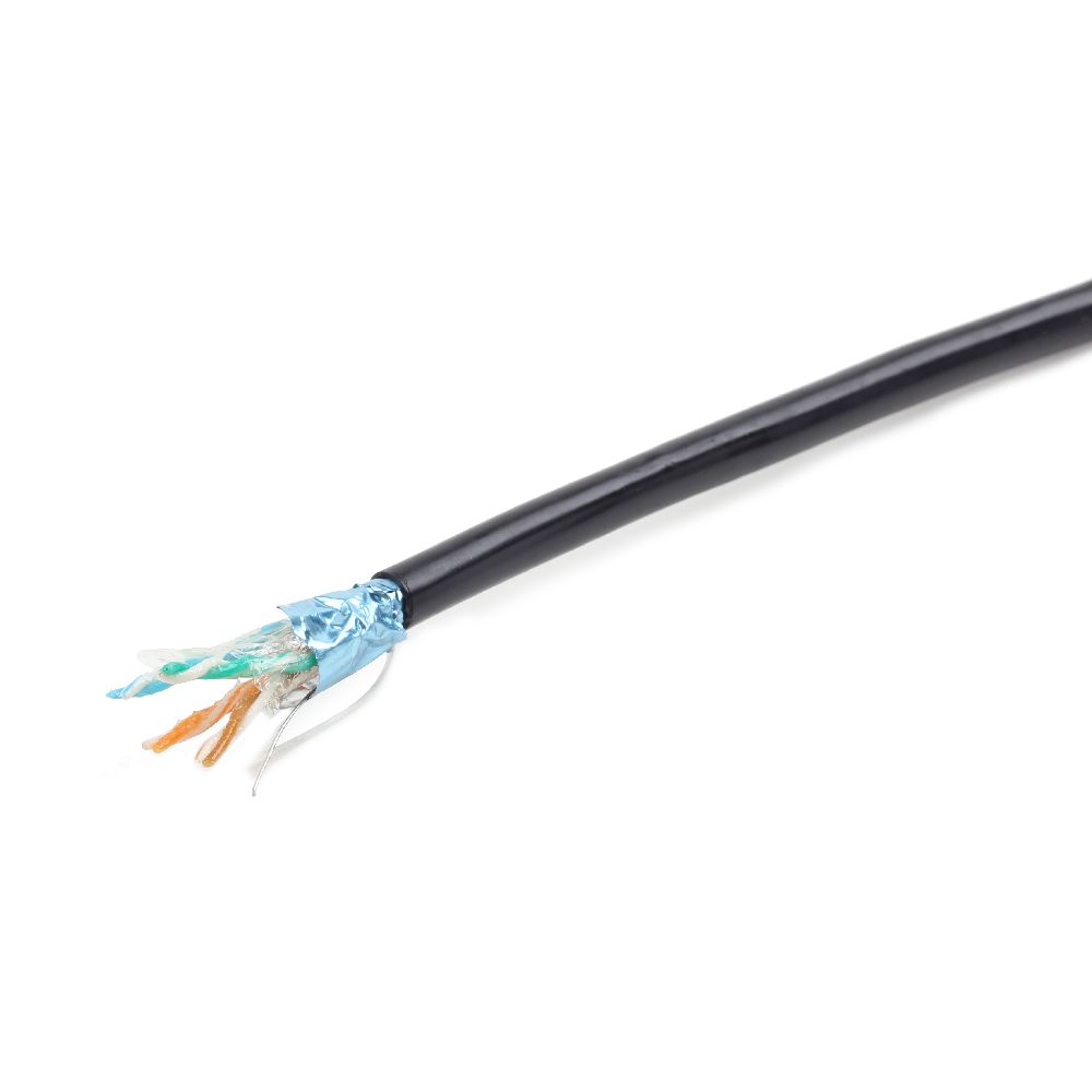 CAT5e FTP LAN-kabel voor buiten, stug, rol van 305 meter - Afbeelding 2