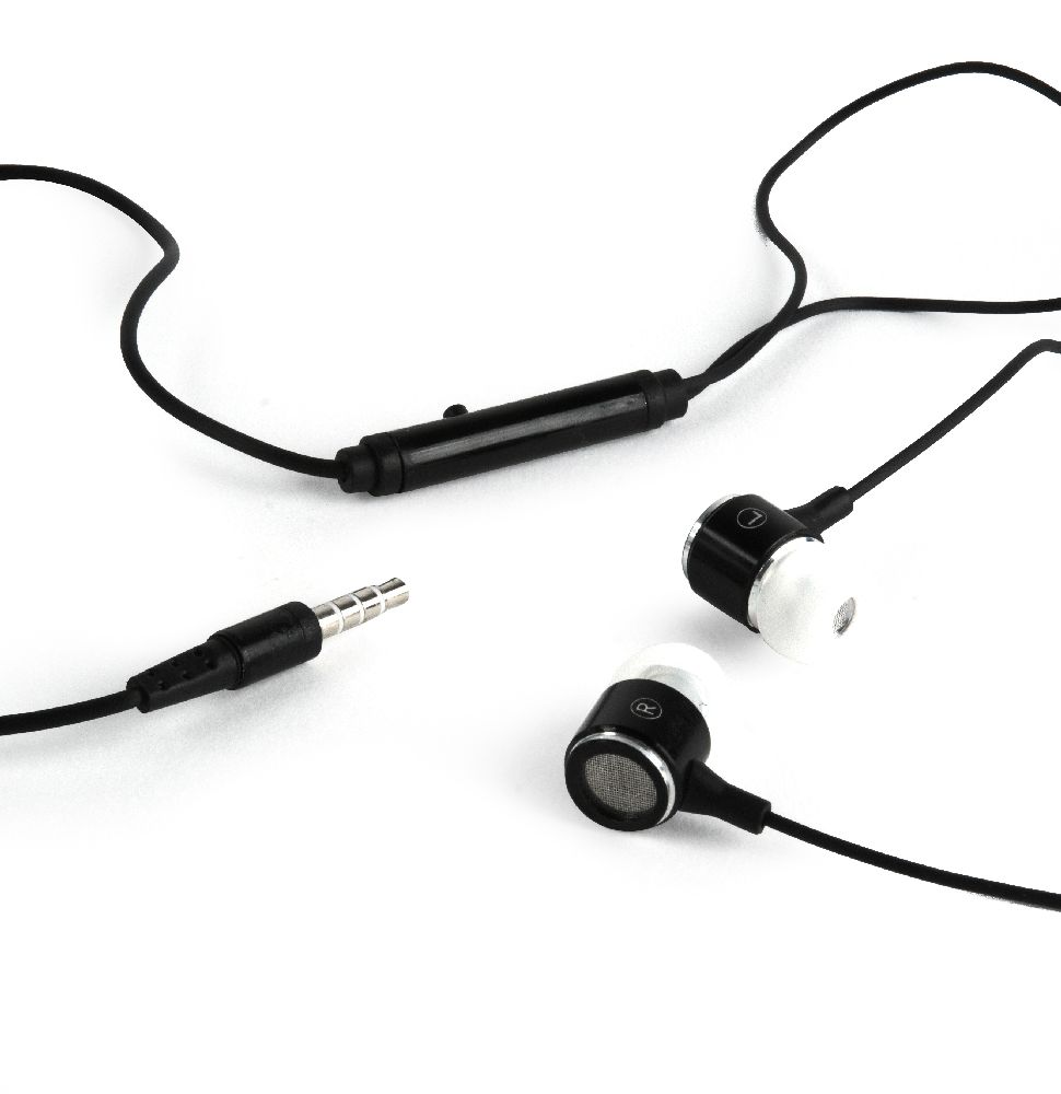 In-Ear oordopjes met microfoon 'Zwart' - Afbeelding 2