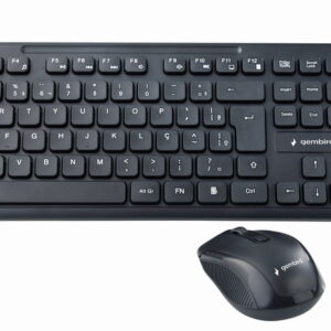 Draadloze desktop set, zwart, US-layout