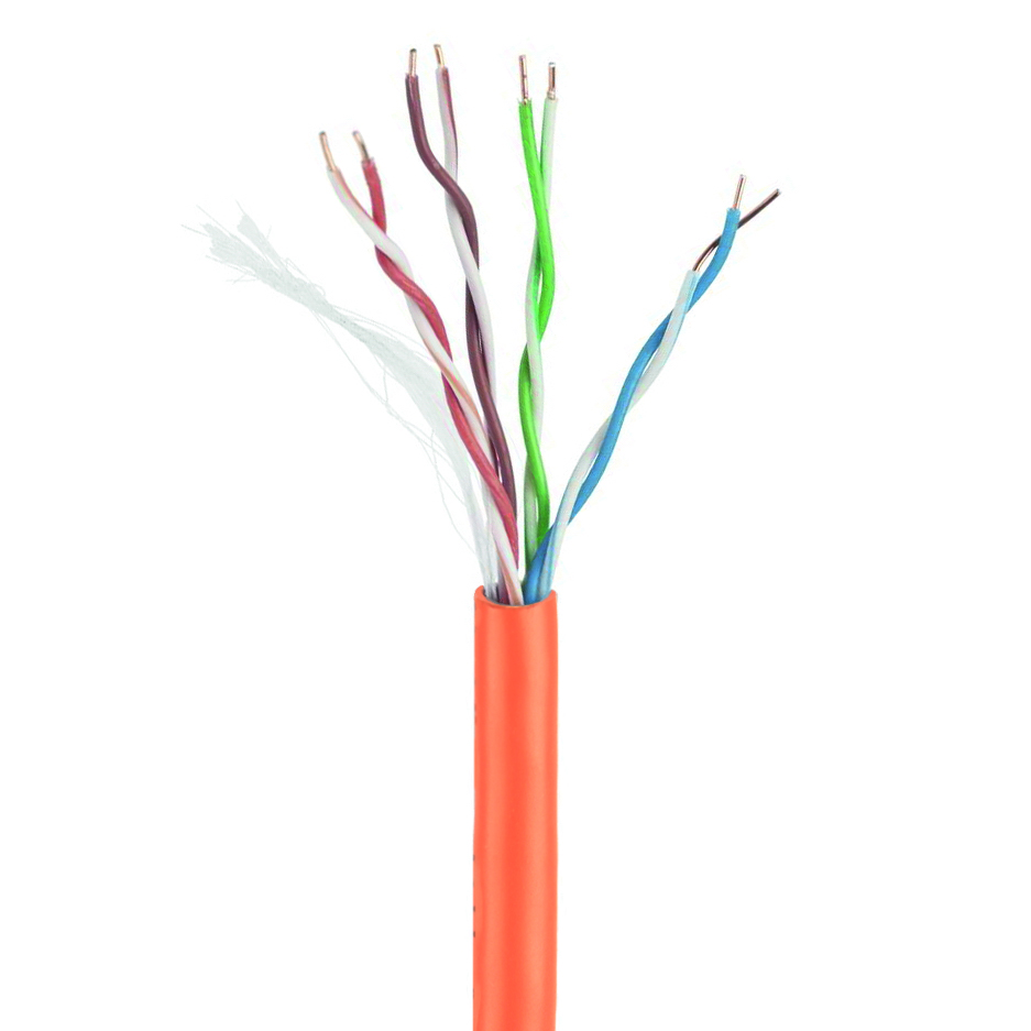 UTP Cat5E Lan-kabel (CCA) stug, 305 meter - Rood - Afbeelding 2