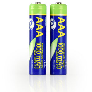 Oplaadbare AAA batterijen 2 stuks 1000mAh