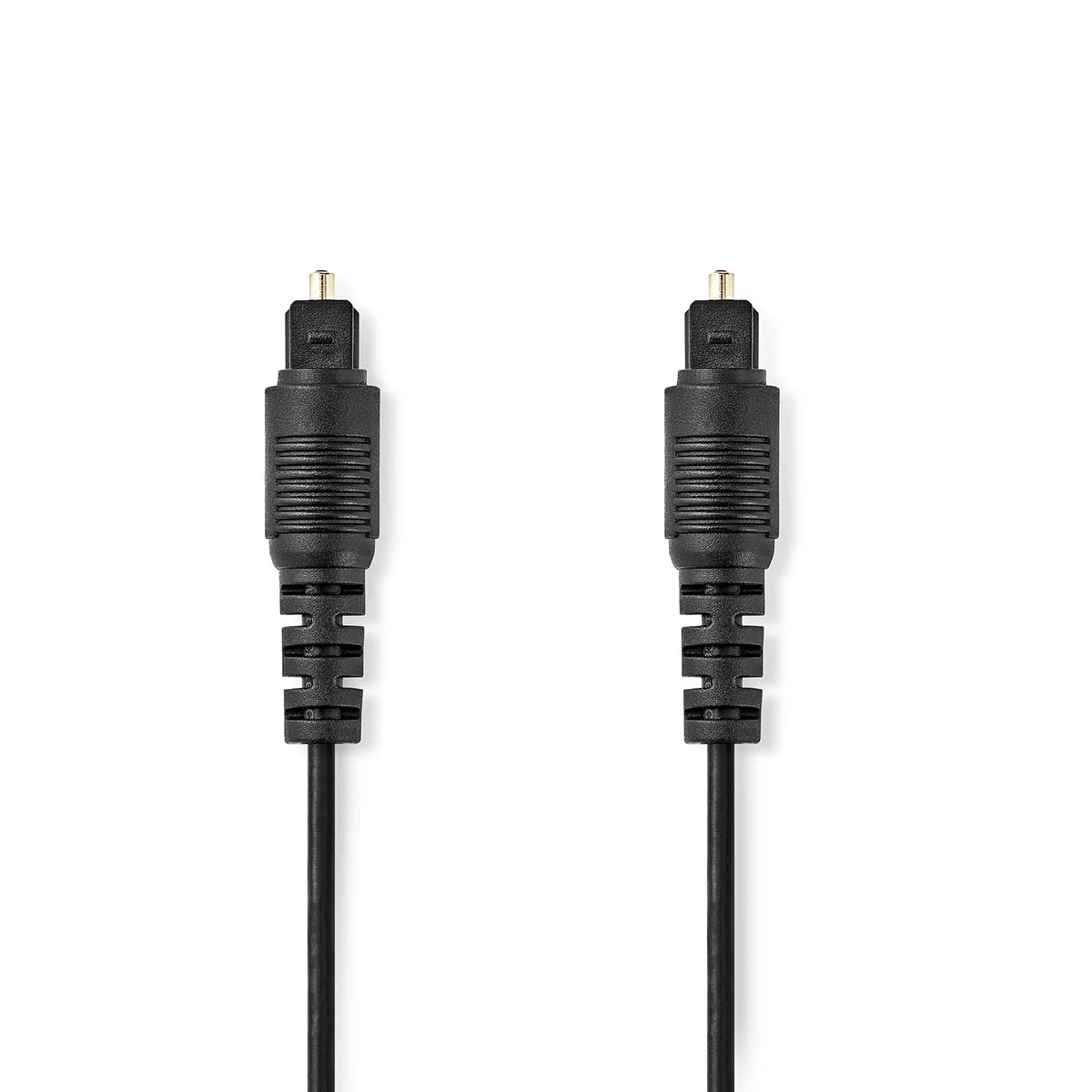 Optische Audiokabel | TosLink Male | TosLink Male | 3.00 m | Rond | PVC | Zwart | Label