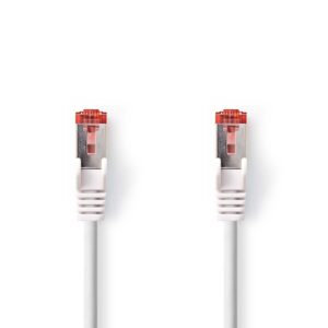 CAT6-kabel | RJ45 Male | RJ45 Male | S/FTP | 7.50 m | Rond | LSZH | Wit
