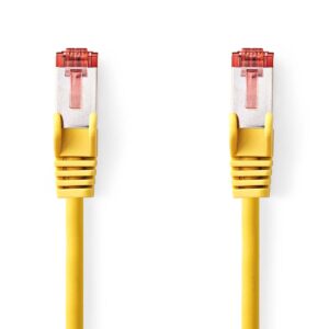CAT6-kabel | RJ45 Male | RJ45 Male | S/FTP | 0.50 m | Rond | LSZH | Geel