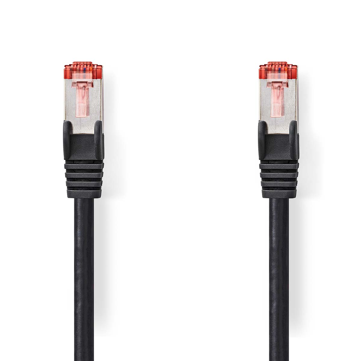 CAT6-kabel | RJ45 Male | RJ45 Male | S/FTP | 0.50 m | Rond | LSZH | Zwart
