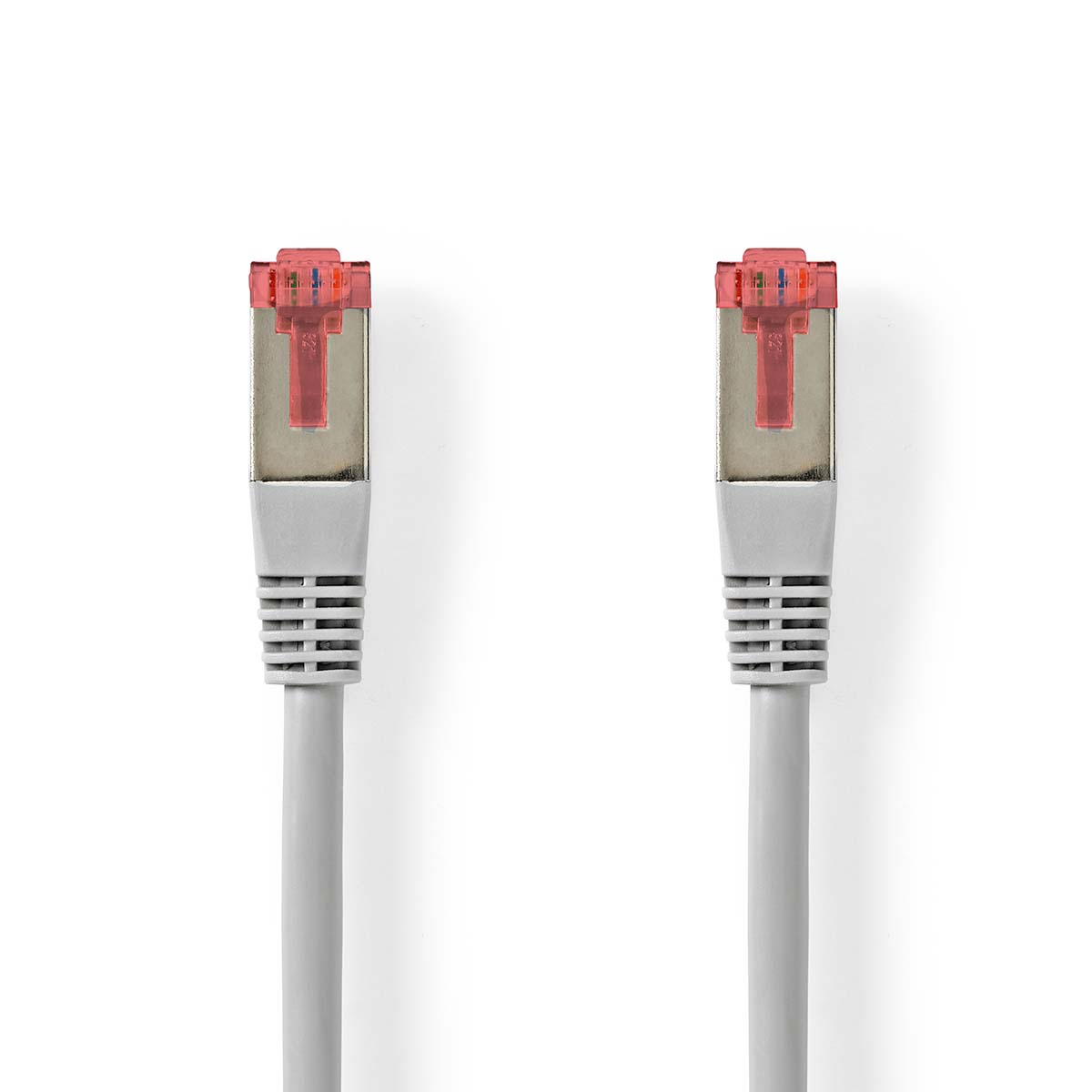 CAT6-kabel | RJ45 Male | RJ45 Male | SF/UTP | 3.00 m | Rond | PVC | Grijs