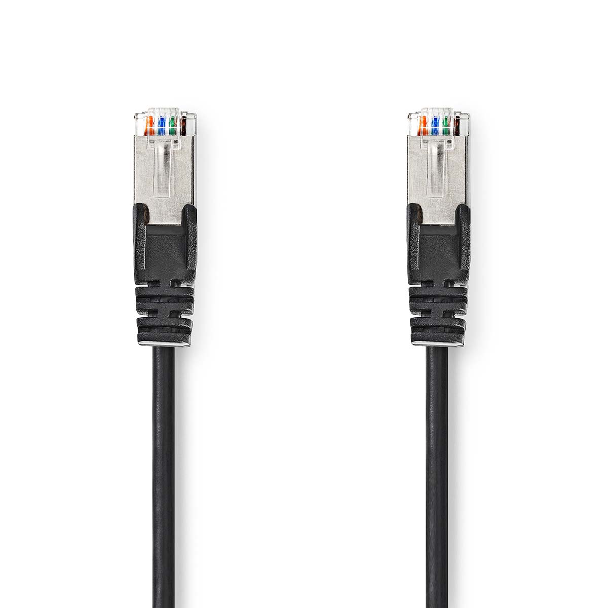 CAT5e-Kabel | SF/UTP | RJ45 Male | RJ45 Male | 10.0 m | Rond | PVC | Zwart