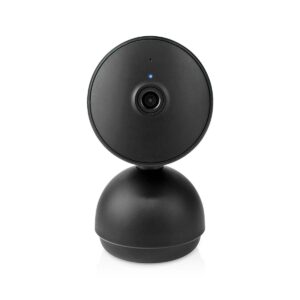 SmartLife Camera voor Binnen | Wi-Fi | Full HD 1080p | Kiep en kantel | Cloud Opslag (optioneel) / microSD (niet inbegrepen) / Onvif | Met bewegingssensor | Nachtzicht | Zwart