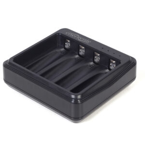 USB batterijlader voor AA/AAA batterijen, zwart