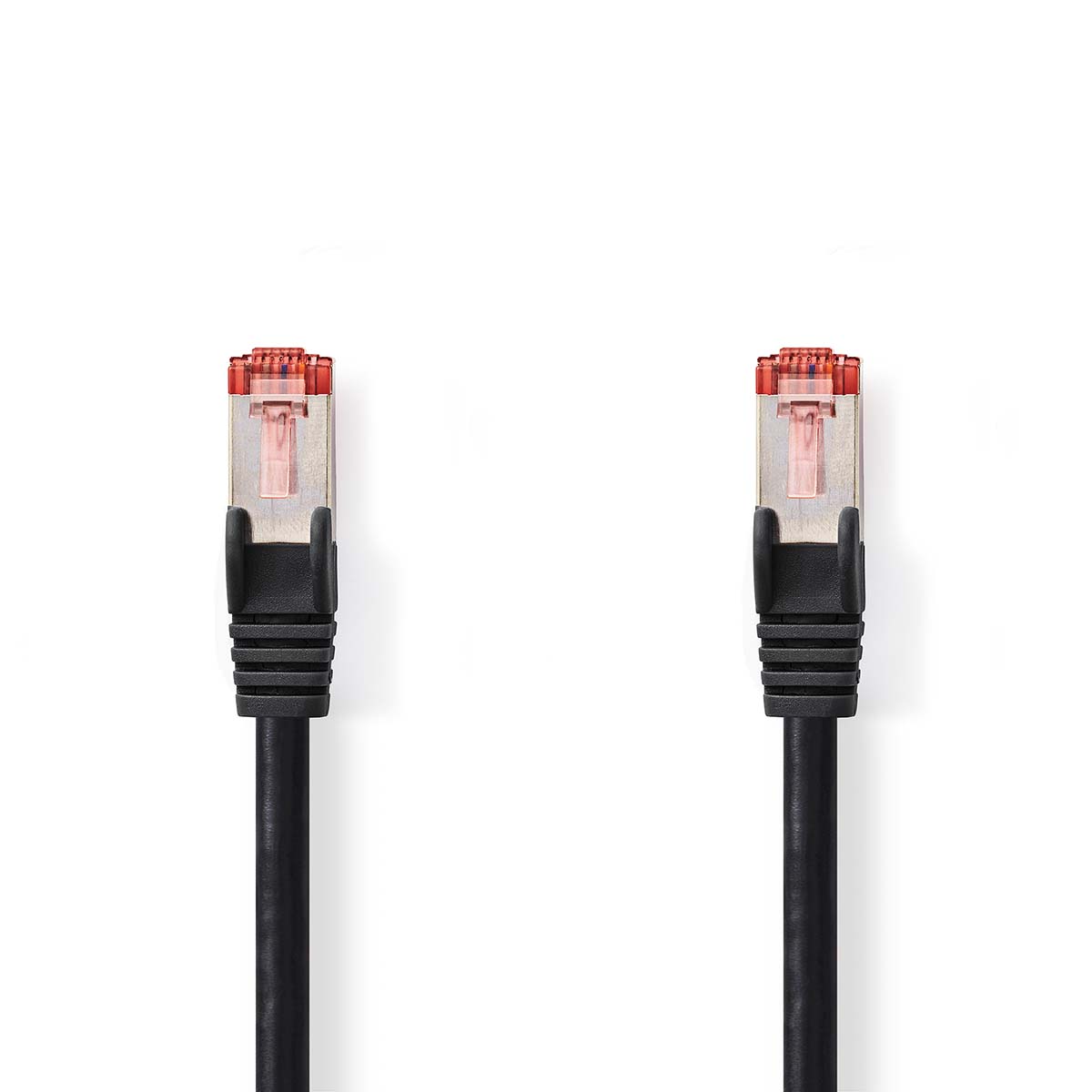 CAT6-kabel | RJ45 Male | RJ45 Male | S/FTP | 20.0 m | Rond | LSZH | Zwart