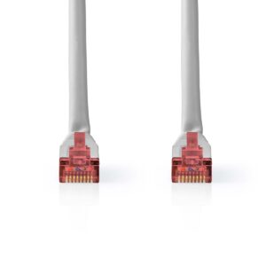 CAT6-kabel | RJ45 Male | RJ45 Male | SF/UTP | 2.00 m | Rond | PVC | Grijs
