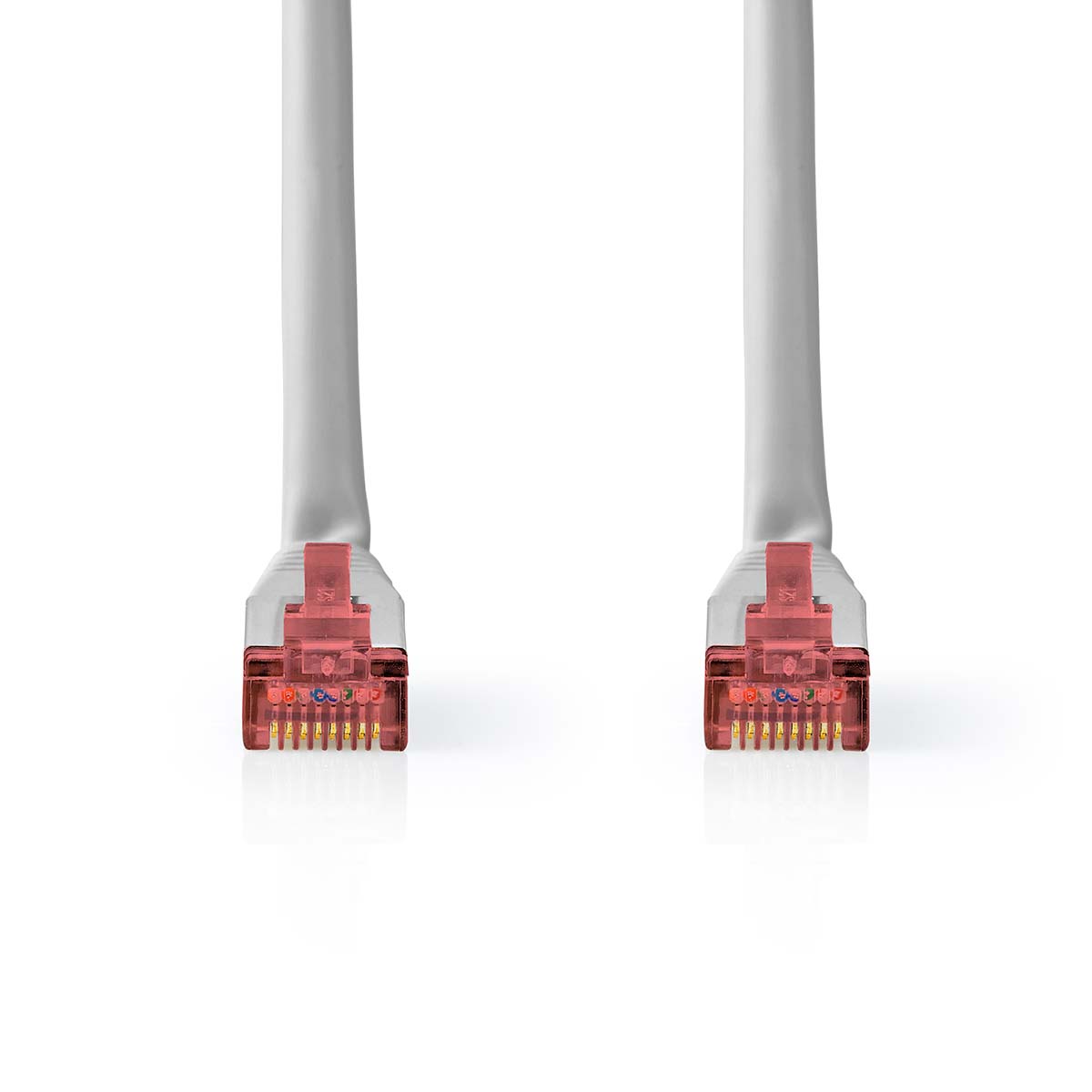 CAT6-kabel | RJ45 Male | RJ45 Male | SF/UTP | 2.00 m | Rond | PVC | Grijs