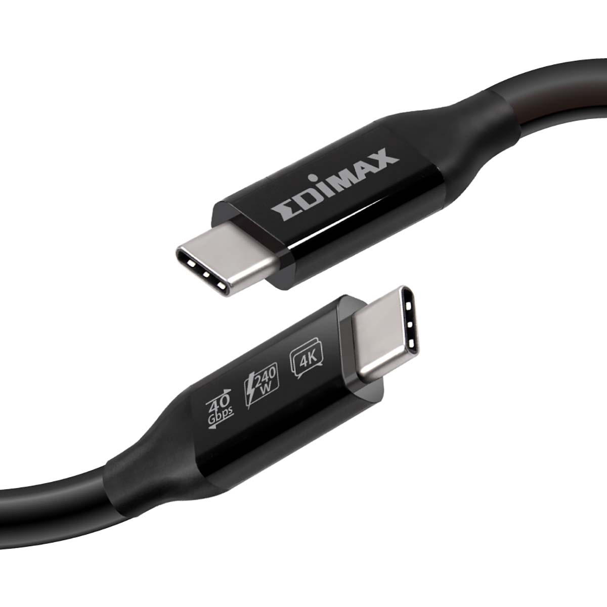 USB4/Thunderbolt3 Cable, 40G, 1meter, Type C to Type C - Afbeelding 3