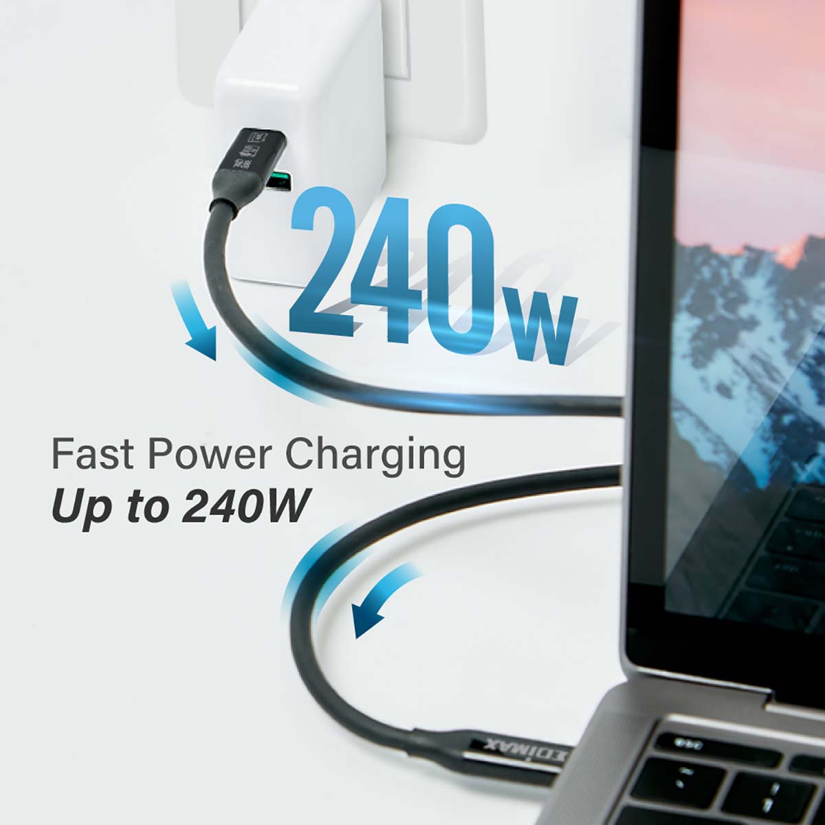USB4/Thunderbolt3 Cable, 40G, 1meter, Type C to Type C - Afbeelding 7