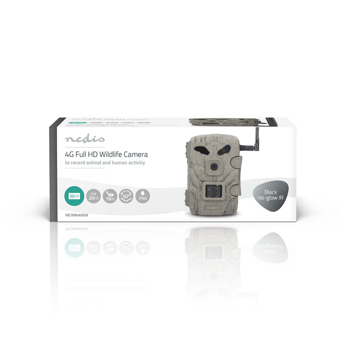 Wildcamera | 1080p@30fps | 30.0 MPixel | 2 MPixel CMOS | IP66 | Zwart No-Glow IR | Nachtzicht | Kijkhoek: 50 ° | Bewegingssensor | Detectiehoek: 50 ° | Detectiebereik: 20 m | LCD-Scherm | Groen - Afbeelding 12