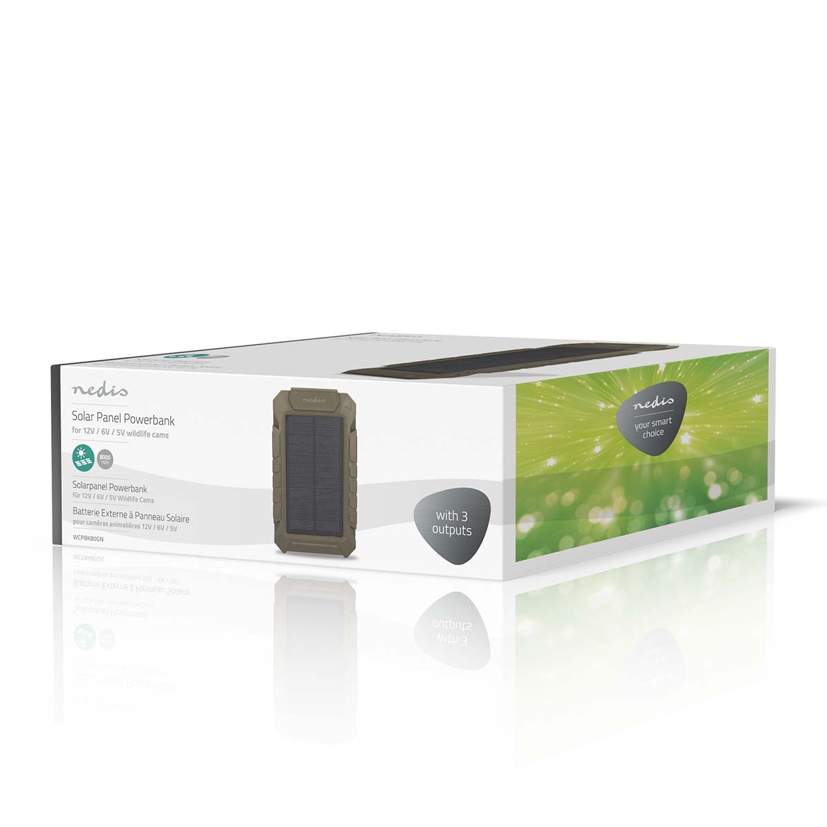 Zonnepaneel | 5 / 6 / 12 V DC | 0.5 / 1.0 A | DC Jack | Accessoire voor: WCAM130GN / WCAM150GN / WCAM250GN / WCAM460GN - Afbeelding 6