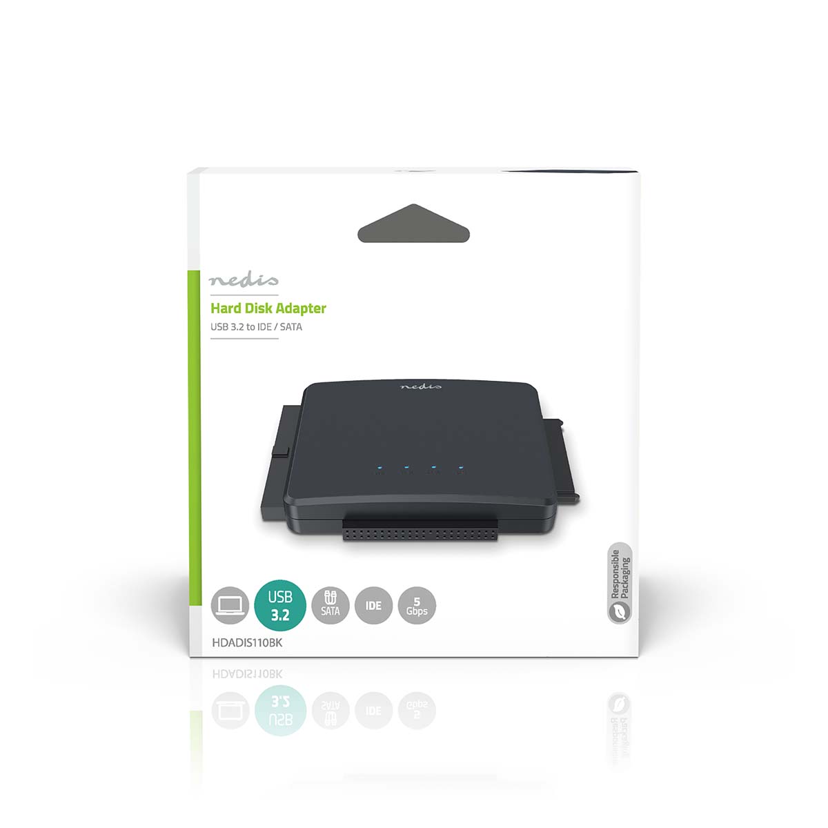 Hardeschijfadapter | USB 3.2 Gen1 | 2.5 / 3.5 " | IDE + SATA | Netvoeding - Afbeelding 4
