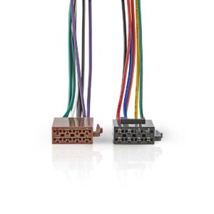 ISO-Kabel voor Autoradio | ISO-compatibiliteit: Standaard | 0.15 m | Rond | PVC