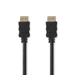 High Speed ​​HDMI-Kabel met Ethernet | HDMI Connector | HDMI Connector | 4K@30Hz | ARC | 10.2 Gbps | 30.0 m | Rond | PVC | Zwart