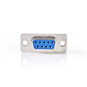 D-Sub-Chassisdeel | D-SUB 9-Pins Female | Zilver