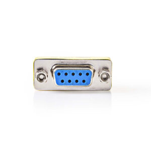 Seriële Adapter | Adapter | D-SUB 9-Pins Female | D-SUB 9-Pins Female | Vernikkeld | Metaal