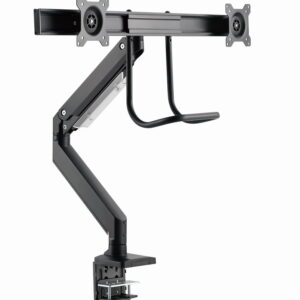 Monitorarm met gasveer voor 2 monitoren