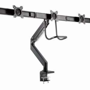 Monitorarm met gasveer voor 3 monitoren