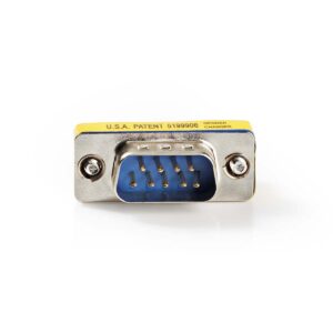 Seriële Adapter | Adapter | D-SUB 9-Pins Male | D-SUB 9-Pins Male | Vernikkeld | Metaal | Doos