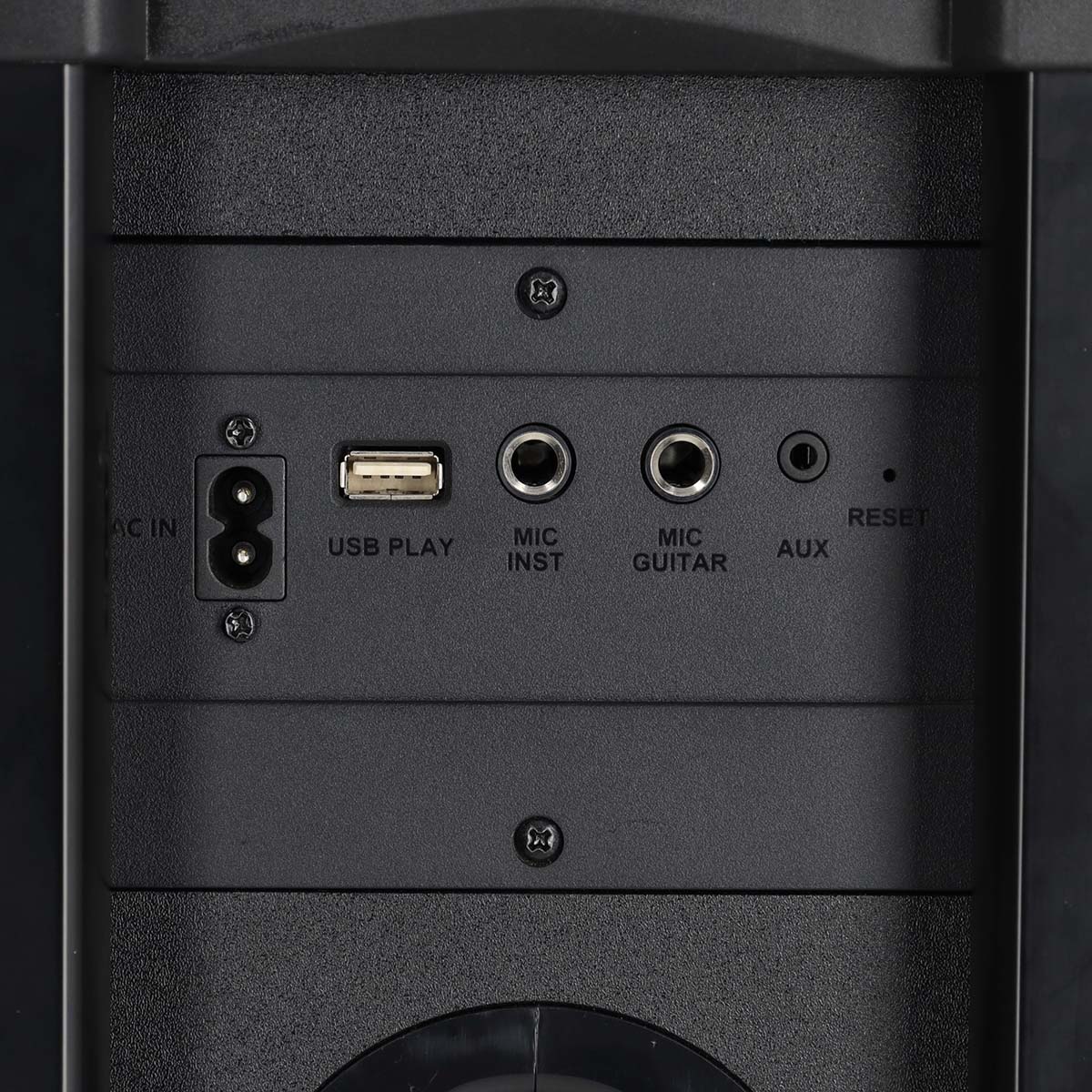 Bluetooth® Party Speaker | Maximale batterijduur: 5 uur | 240 W | Handgreep | Feestverlichting | Equalizer | Oranje / Zwart - Afbeelding 10