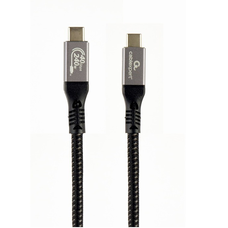 USB4 Type-C laad- & datakabel, 40 Gbps, 240 W, 1.5 m