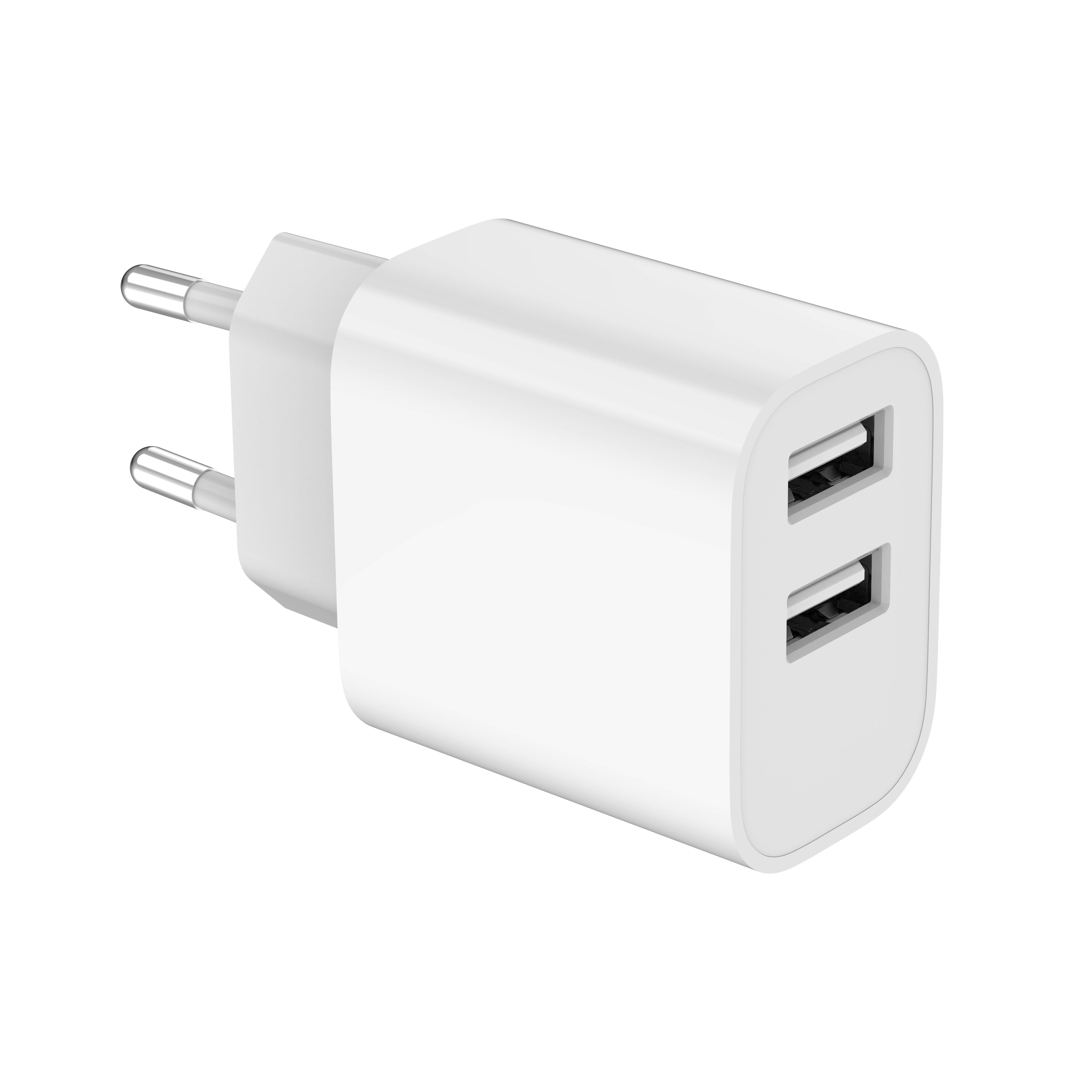 Universele USB lader, 2X USB 2.1A, Mix Color - Afbeelding 2