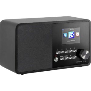 i110 Wi-Fi internetradio met mediaspeler Zwart