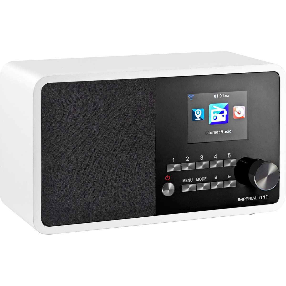 i110 Wi-Fi internetradio met mediaspeler wit