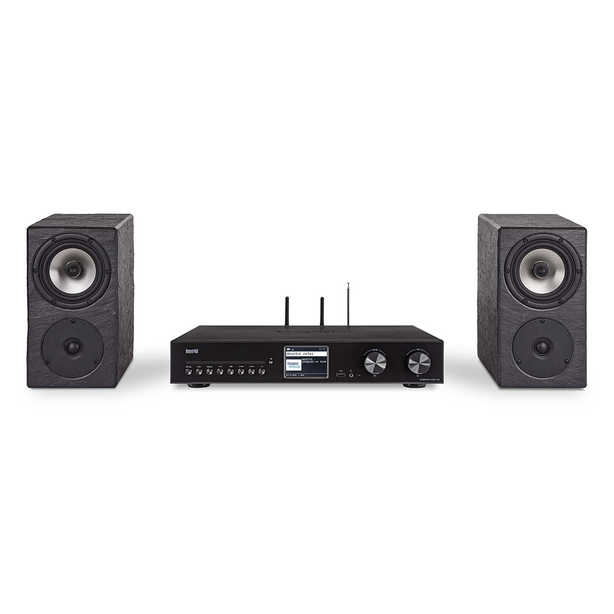 DABMAN i560 CD Alles-in-één HiFi-systeem met versterker en CD-speler DAB+ / FM / Internet / Bluetooth Zwart - Afbeelding 10