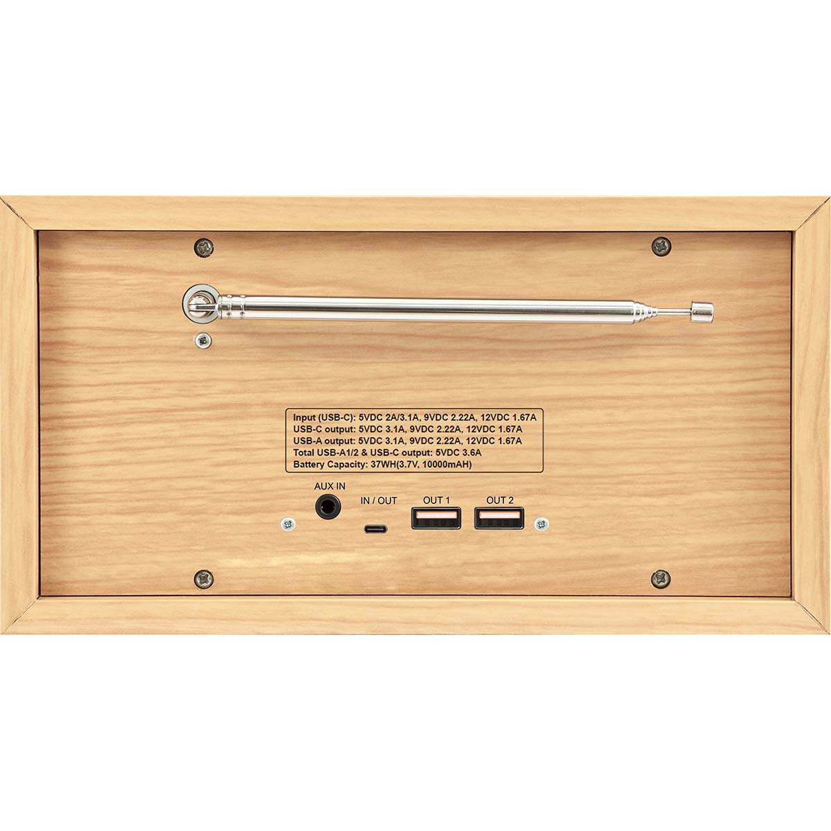 DABMAN 30 Mobiele DAB+ / FM-radio Hout - Afbeelding 3
