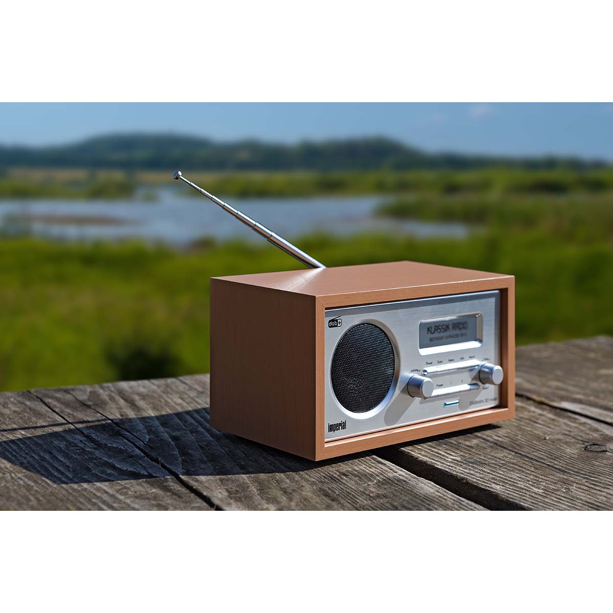 DABMAN 30 Mobiele DAB+ / FM-radio Hout - Afbeelding 8