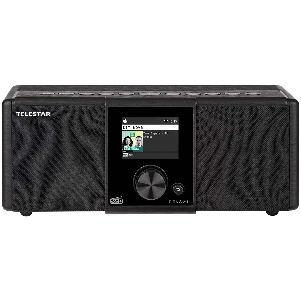 DIRA S21i+ EWF Multifunctionele Stereo Radio DAB+ / FM / Internet / Bluetooth Zwart - Afbeelding 2
