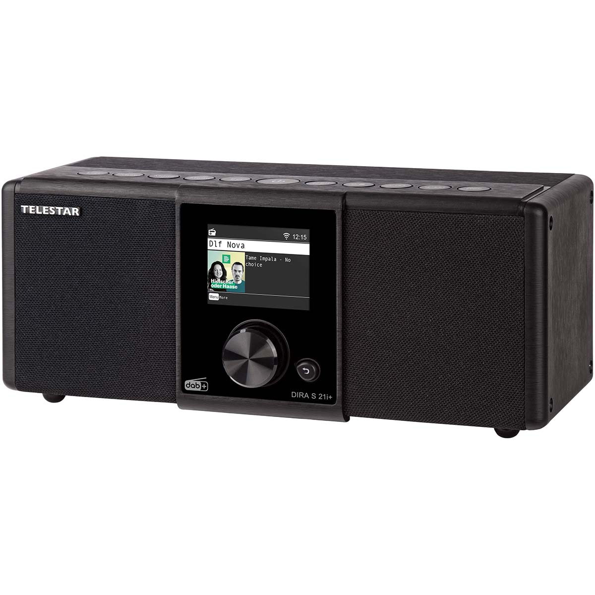 DIRA S21i+ EWF Multifunctionele Stereo Radio DAB+ / FM / Internet / Bluetooth Zwart - Afbeelding 3