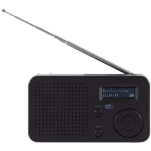 DABMAN 17 draagbare DAB+/FM-radio met Bluetooth zwart