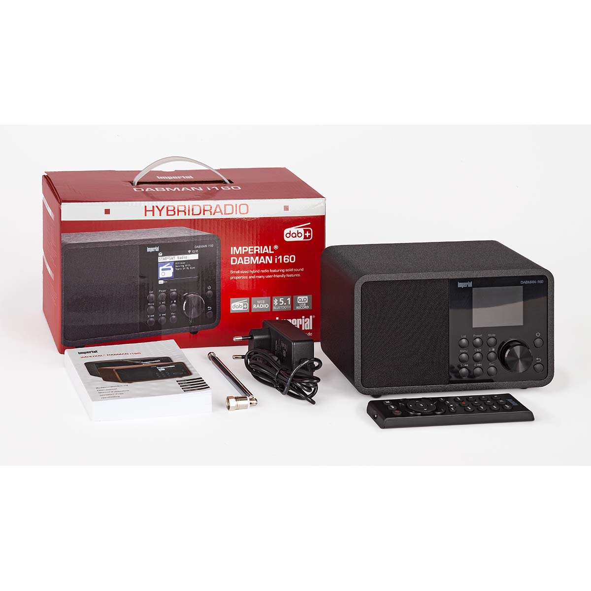 DABMAN i160 DAB+ en internetradio Zwart - Afbeelding 8